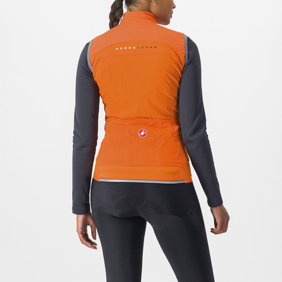 Chaleco Castelli PERFETTO RoS 2 W Mujer Rojas Naranjas | SNLTGDK-48