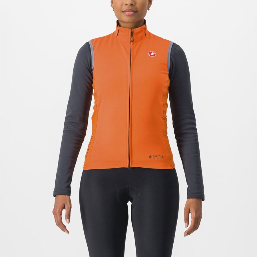 Chaleco Castelli PERFETTO RoS 2 W Mujer Rojas Naranjas | SNLTGDK-48