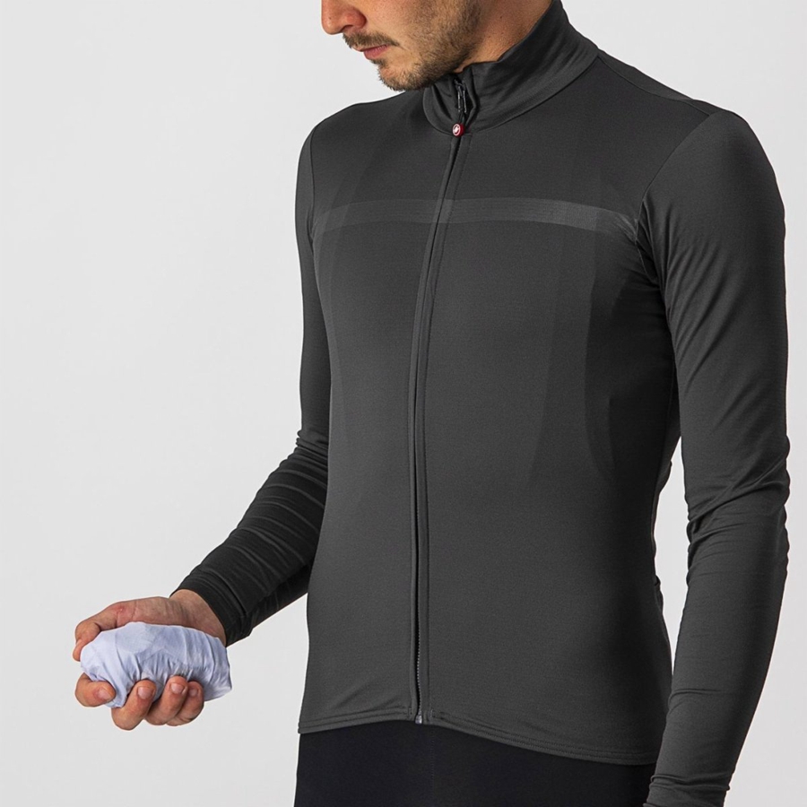 Chaleco Castelli SQUADRA STRETCH Hombre Plateadas Gris Gris Oscuro | DSICZFR-32