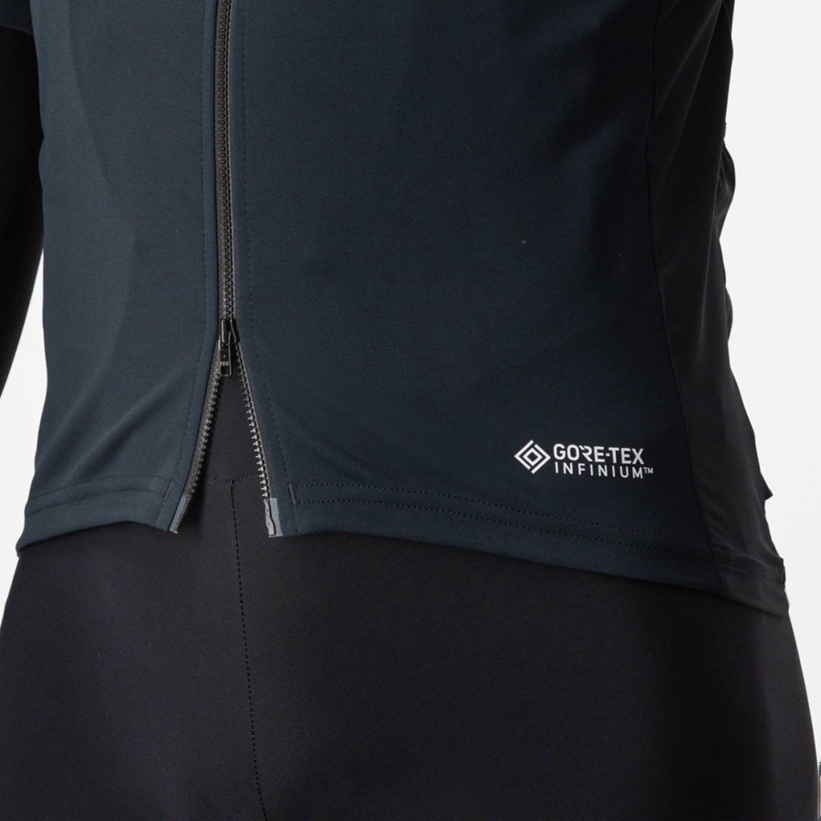 Chaquetas Castelli PERFETTO RoS 2 WIND Hombre Negras | PAIOYBF-90