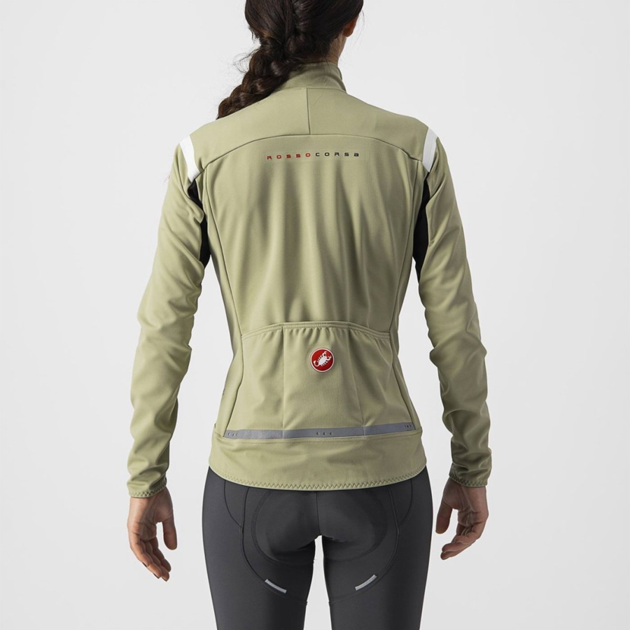 Chaquetas Castelli PERFETTO RoS 2 W Mujer Verde | OHBVPMR-72