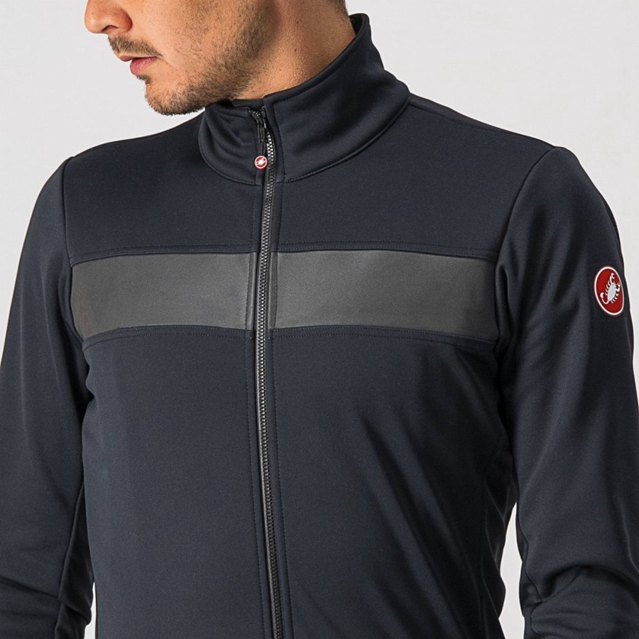 Chaquetas Castelli RADDOPPIA 3 Hombre Negras Negras | RITDWEA-58