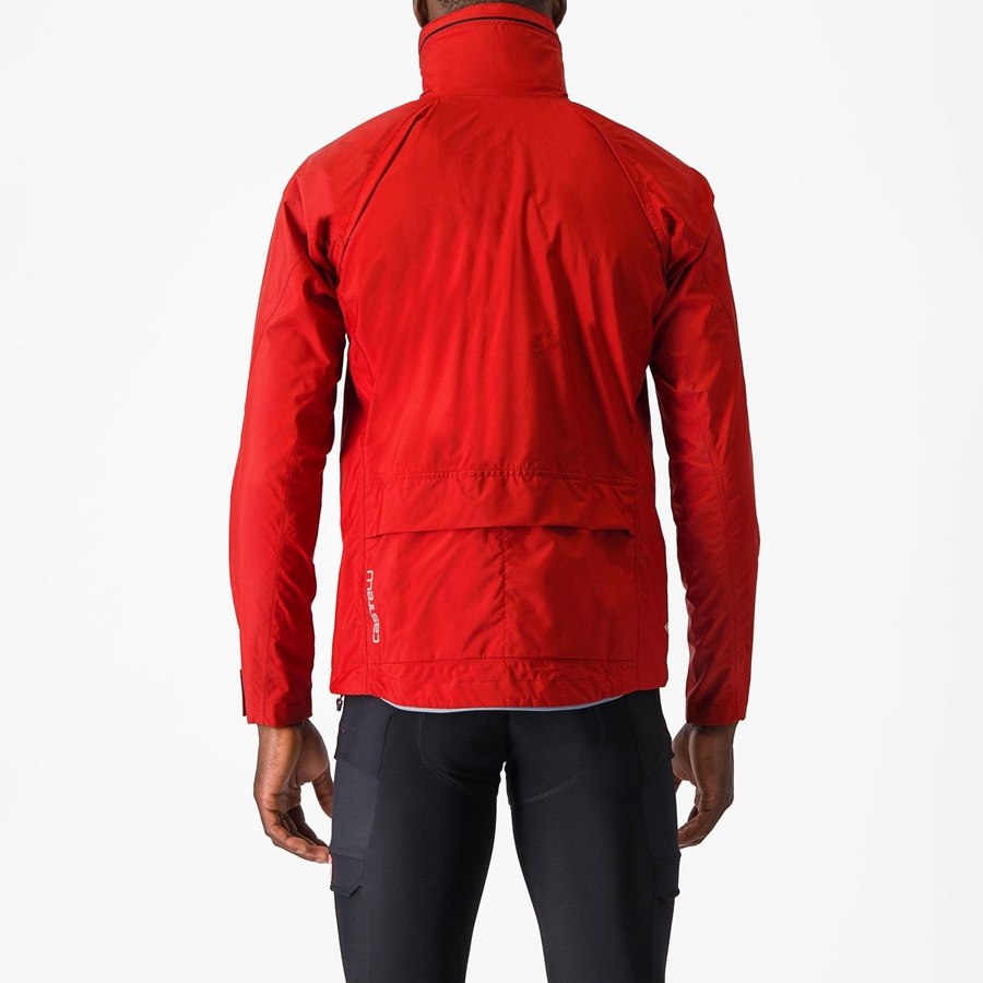 Chaquetas Castelli TRAIL GT Hombre Rojas | OEQKUZD-24