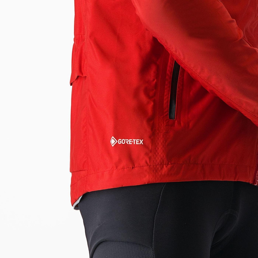 Chaquetas Castelli TRAIL GT Hombre Rojas | OEQKUZD-24