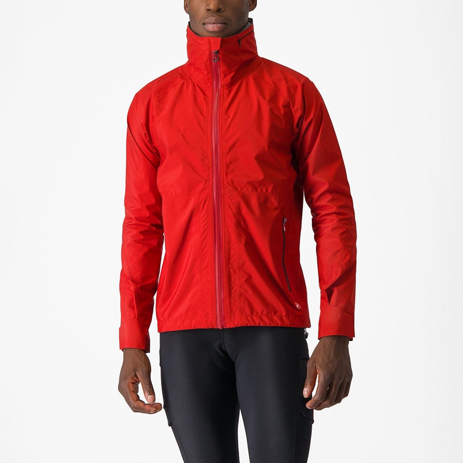 Chaquetas Castelli TRAIL GT Hombre Rojas | OEQKUZD-24