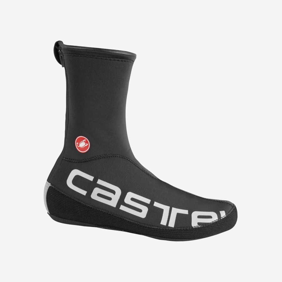 Cubrezapatos Castelli DILUVIO UL Hombre Negras Plateadas | TBXCUED-28