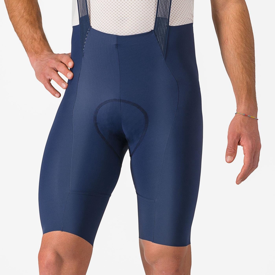 Culottes Con Tirantes Castelli FREE AERO RC Hombre Azules | NAKHJVM-87