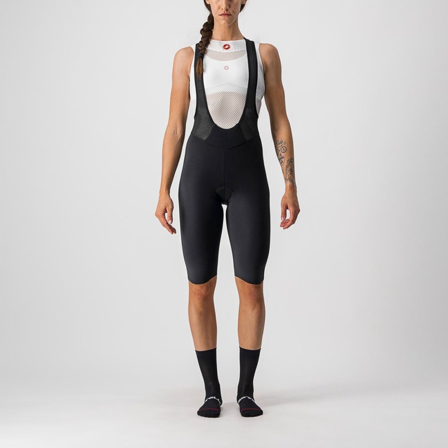 Culottes Con Tirantes Castelli OMLOOP NANO W Mujer Negras | CTZYXIF-74