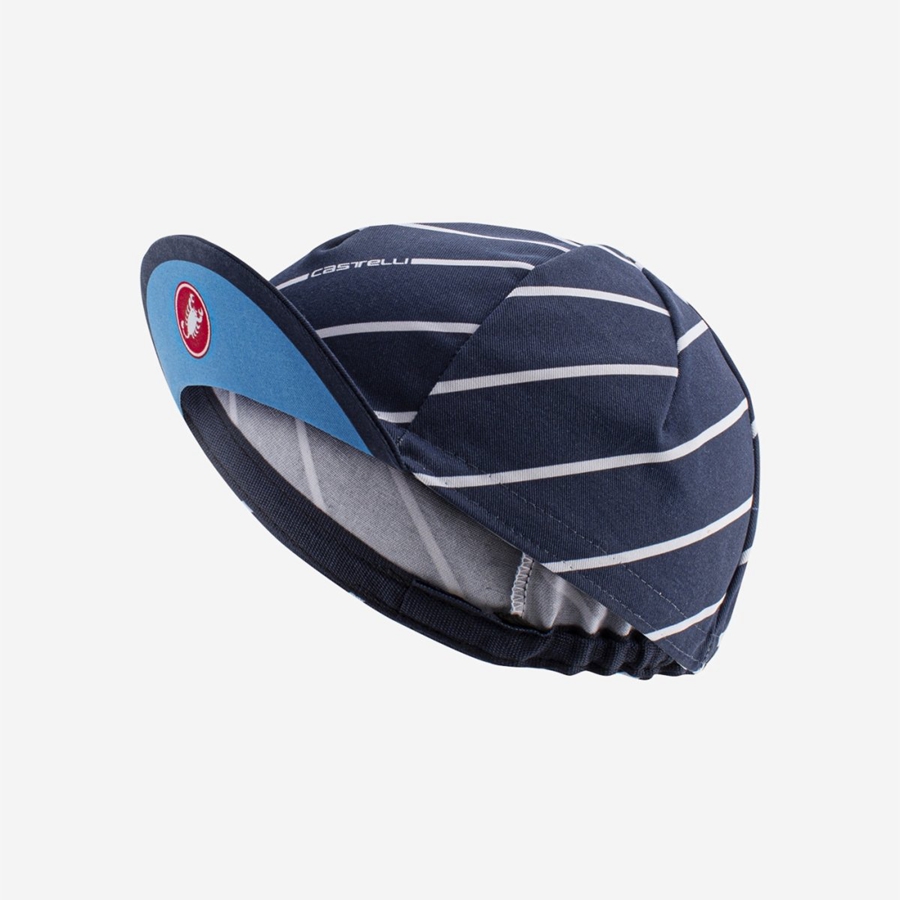 Gorra Castelli SPEED STRADA Hombre Azules | ZRNYOPB-43