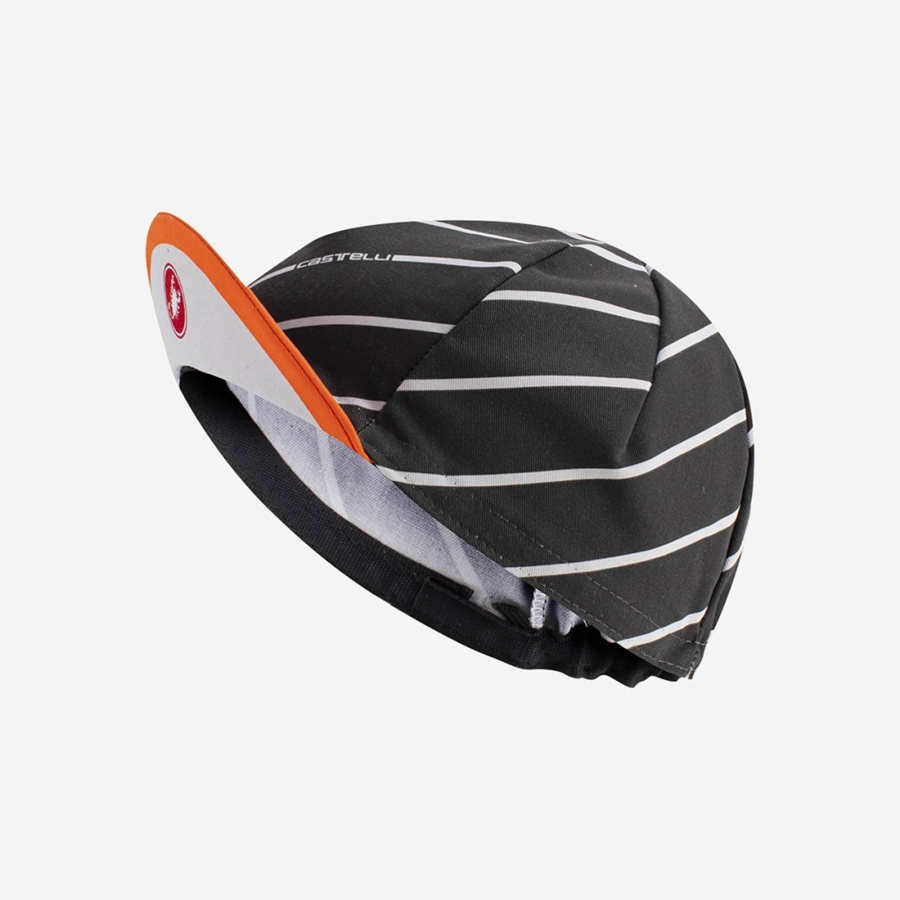 Gorra Castelli SPEED STRADA Hombre Gris Oscuro | CTNSBYV-71