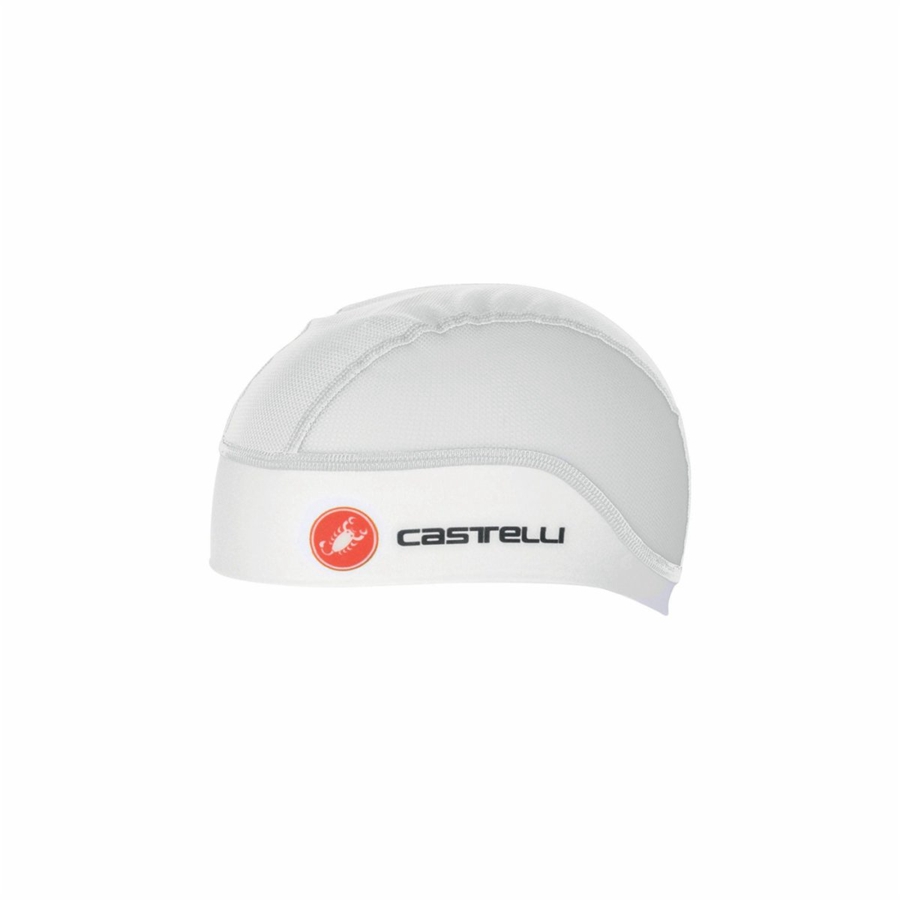 Gorra Castelli SUMMER SKULL Hombre Blancas | SXHZACP-63