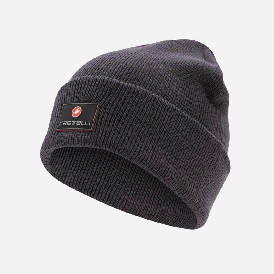 Gorro Castelli PODIOFIRMA Hombre Gris Oscuro | FDTBKEX-47