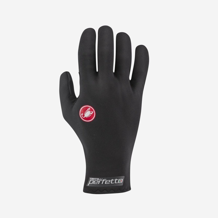 Guantes Castelli PERFETTO RoS Hombre Negras | KMUQXNI-40