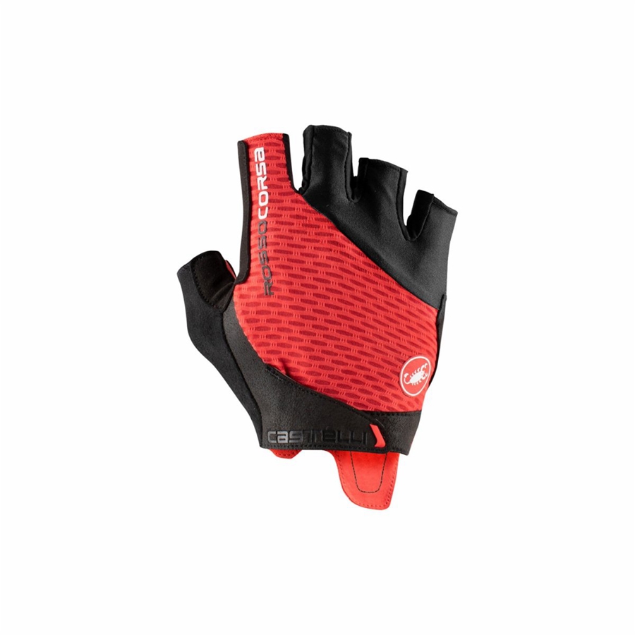 Guantes Castelli ROSSO CORSA PRO V Hombre Rojas | KXJUCGD-96