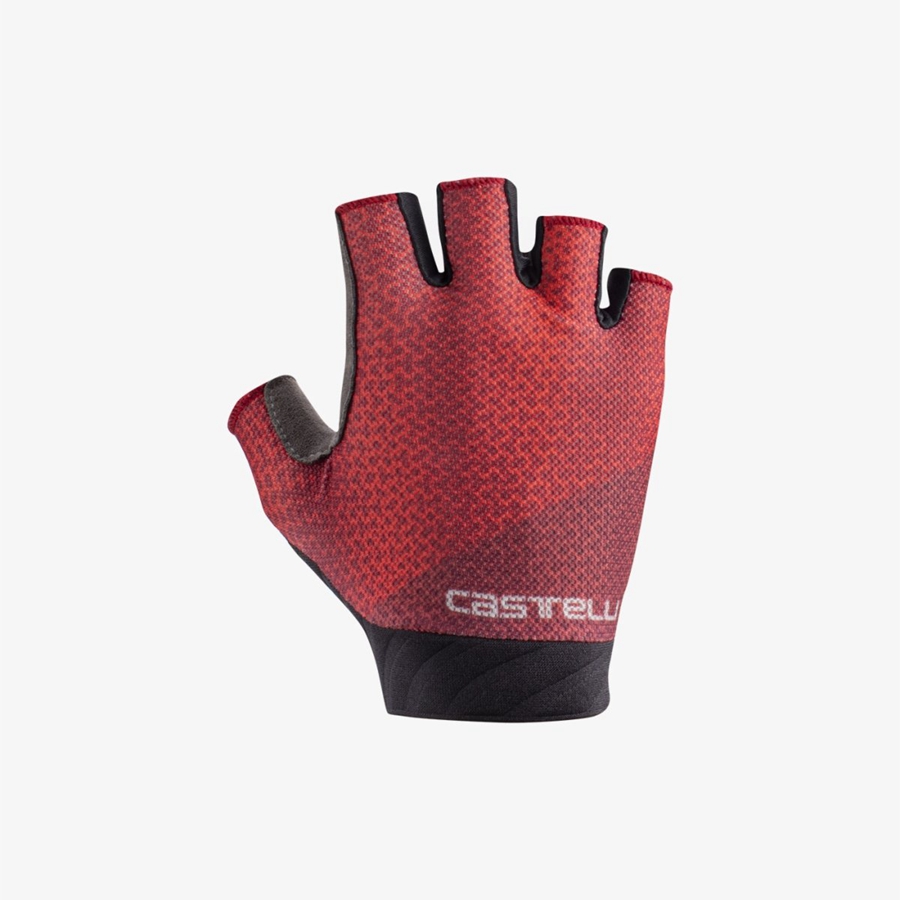 Guantes Castelli ROUBAIX GEL 2 Mujer Rojas | SWLFNQG-84