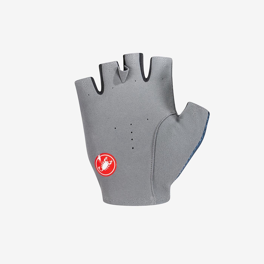 Guantes Castelli SUPERLEGGERA SUMMER. Hombre Azules | PRWHVXU-71