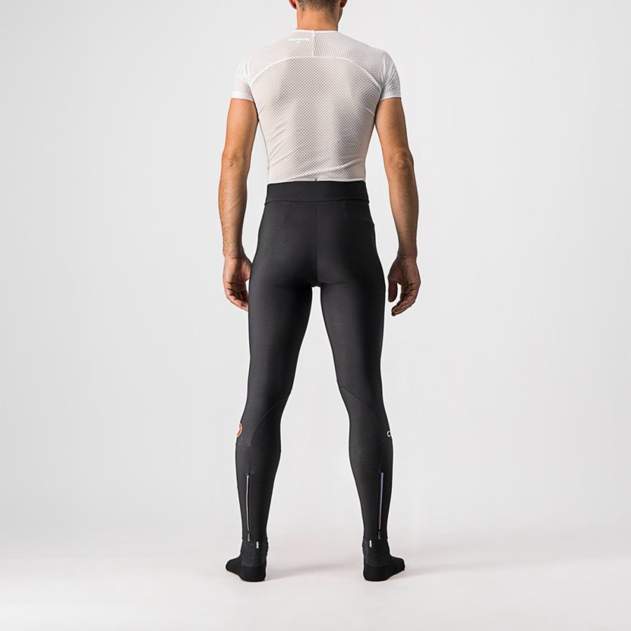 Leggins Castelli ENTRATA NO PAD Hombre Negras | ZMYXAGT-15