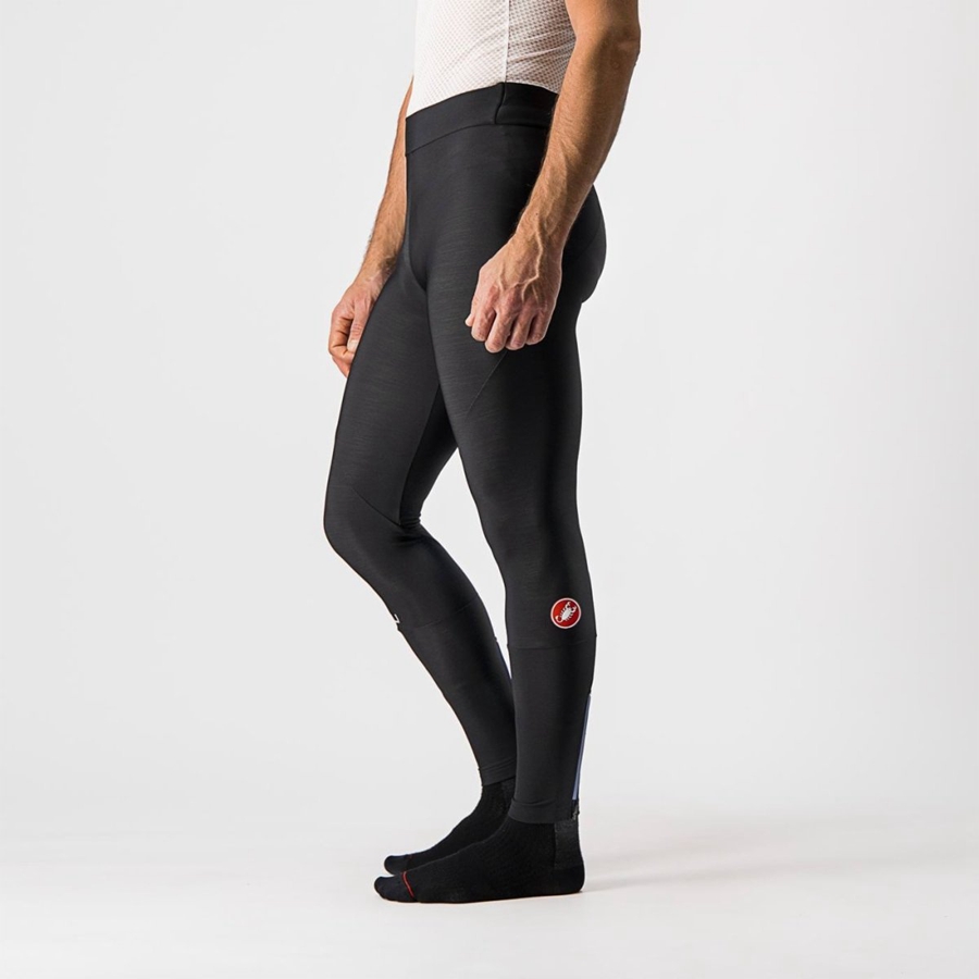 Leggins Castelli ENTRATA NO PAD Hombre Negras | ZMYXAGT-15