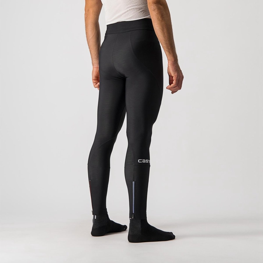 Leggins Castelli ENTRATA NO PAD Hombre Negras | ZMYXAGT-15