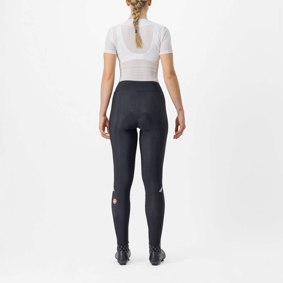 Leggins Castelli ENTRATA W Mujer Negras | XUNZCWH-73