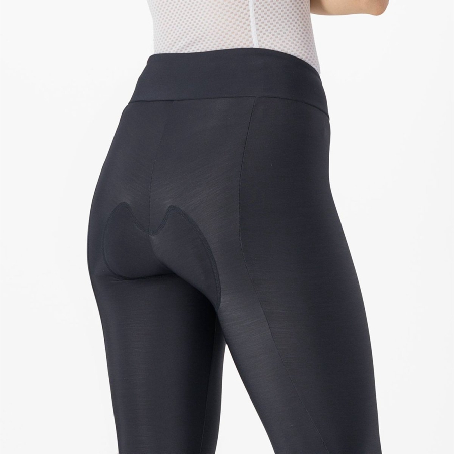 Leggins Castelli ENTRATA W Mujer Negras | XUNZCWH-73