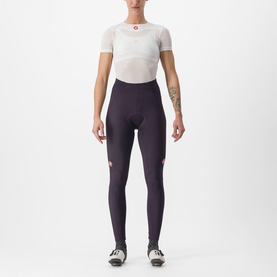 Leggins Castelli SORPASSO RoS W Mujer Plateadas | HIYQGEP-06