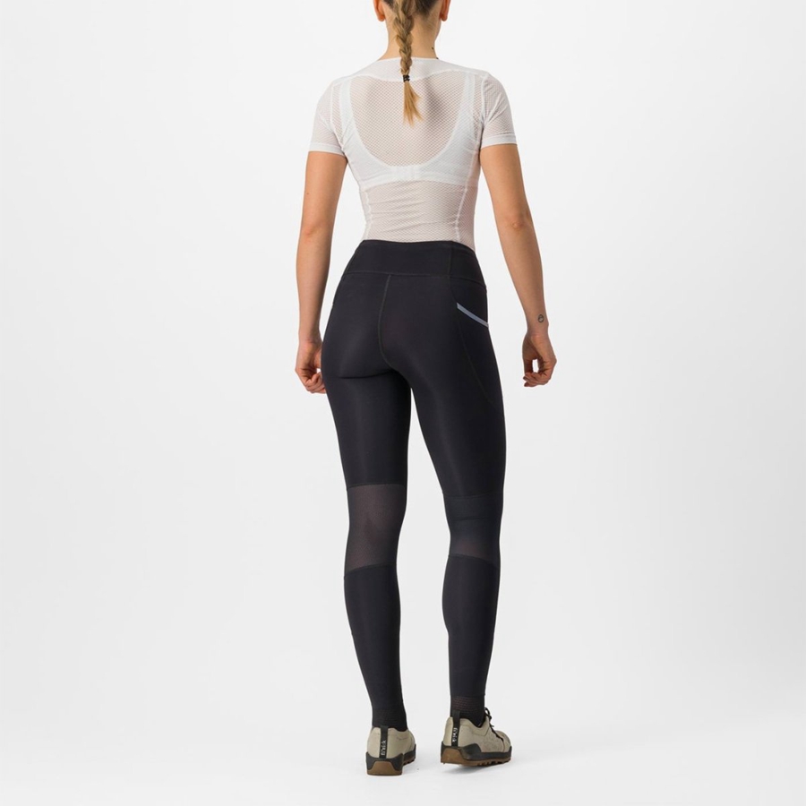 Leggins Castelli UNLIMITED TRAIL W Mujer Negras | RPLBHJY-06