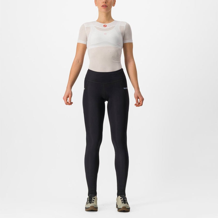 Leggins Castelli UNLIMITED TRAIL W Mujer Negras | RPLBHJY-06