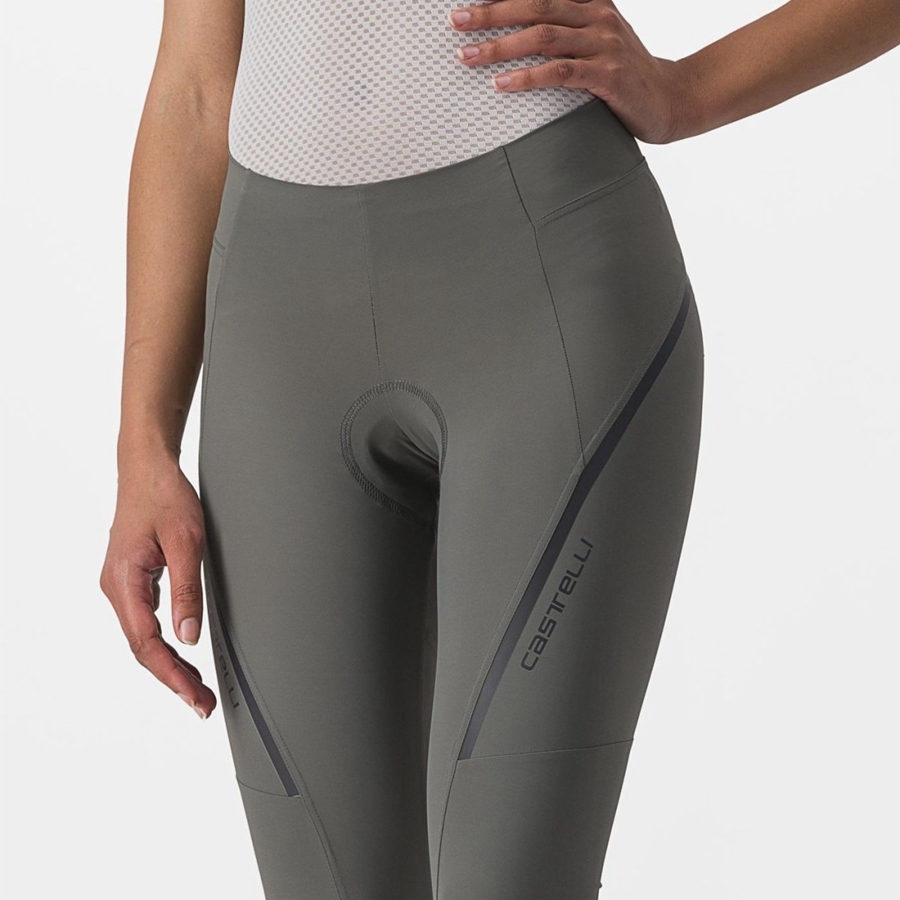 Leggins Castelli VELOCISSIMA 3 KNICKER Mujer Gris Gris Oscuro | APMXRSK-65