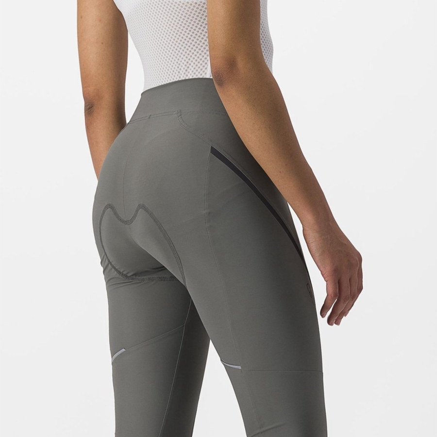 Leggins Castelli VELOCISSIMA 3 KNICKER Mujer Gris Gris Oscuro | APMXRSK-65