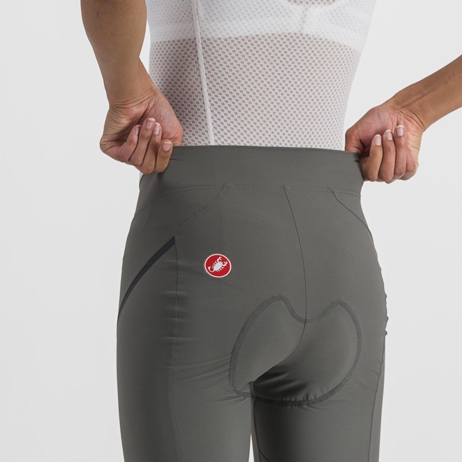 Leggins Castelli VELOCISSIMA 3 KNICKER Mujer Gris Gris Oscuro | APMXRSK-65