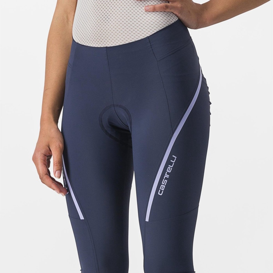 Leggins Castelli VELOCISSIMA 3 KNICKER Mujer Azules Moradas Blancas | ELZYADF-05