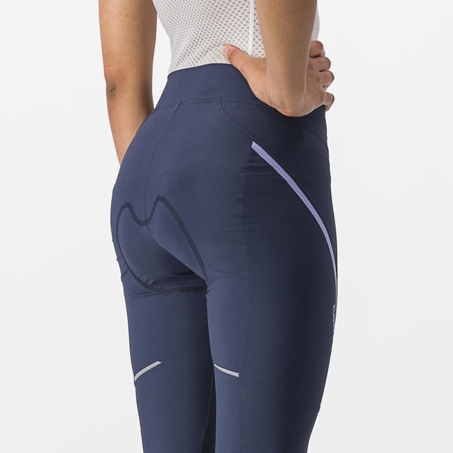 Leggins Castelli VELOCISSIMA 3 KNICKER Mujer Azules Moradas Blancas | ELZYADF-05