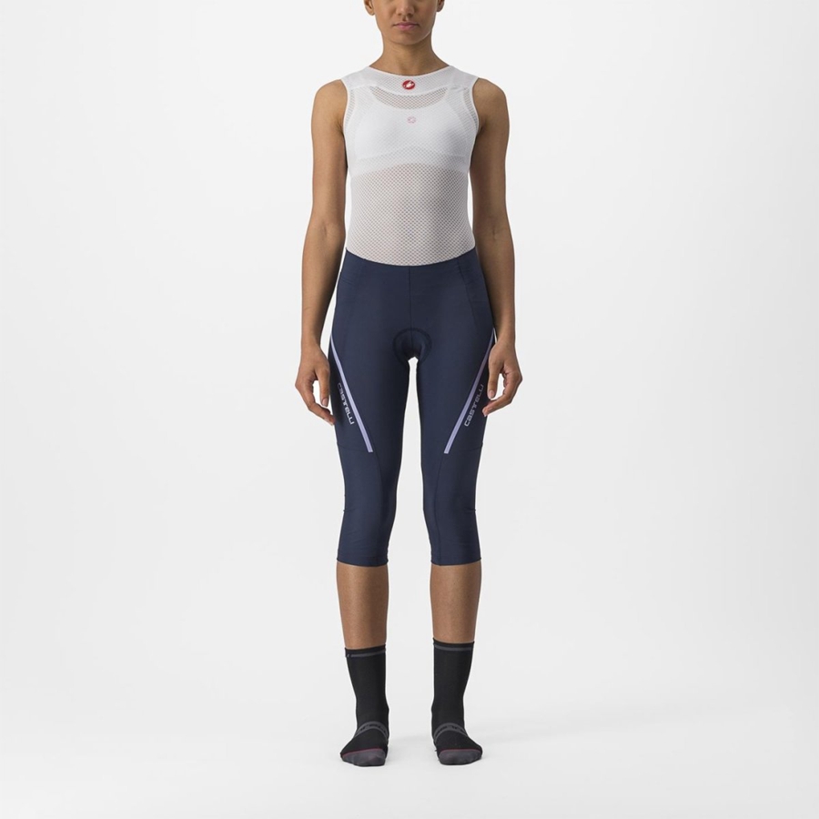 Leggins Castelli VELOCISSIMA 3 KNICKER Mujer Azules Moradas Blancas | ELZYADF-05