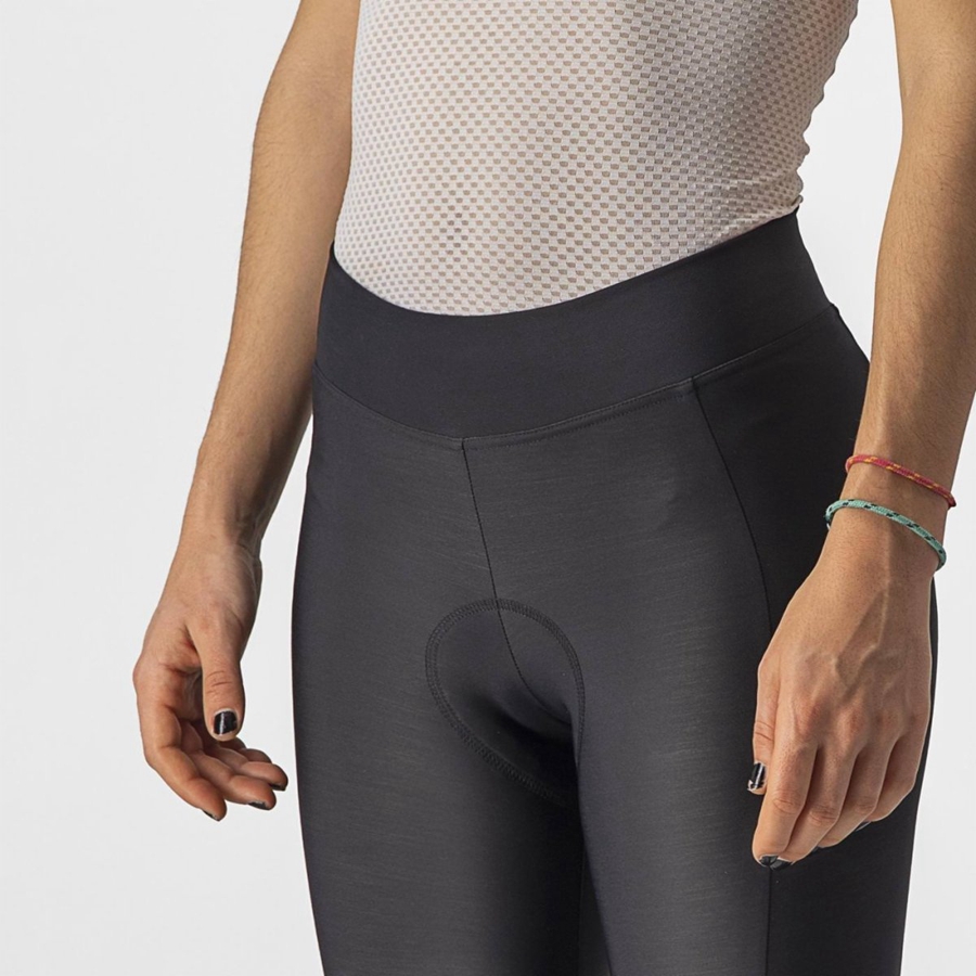 Leggins Castelli VELOCISSIMA THERMAL KNICKER Mujer Negras Negras | RQPAKZF-04