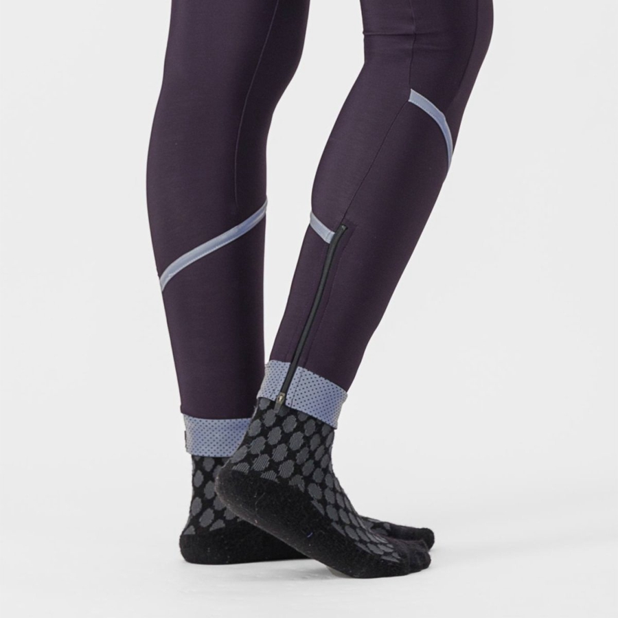 Leggins Castelli VELOCISSIMA THERMAL Mujer Plateadas | GVPJMRD-60