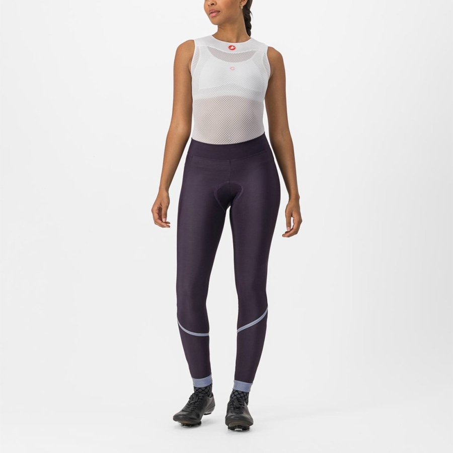 Leggins Castelli VELOCISSIMA THERMAL Mujer Plateadas | GVPJMRD-60