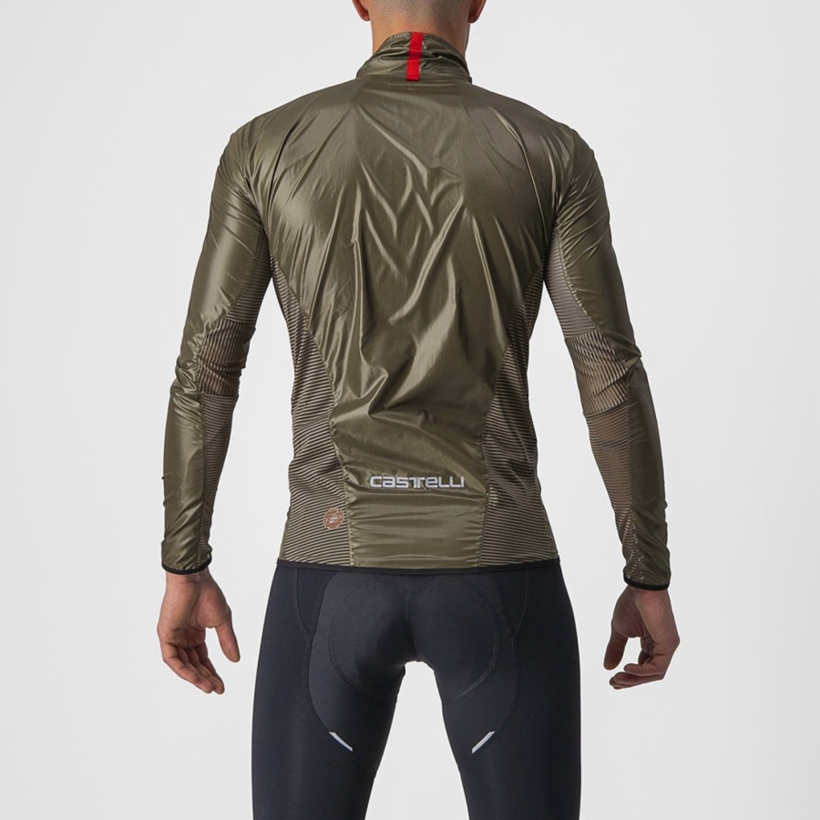 Proteccion Castelli ARIA SHELL Hombre Marrones | LKNDSOC-62