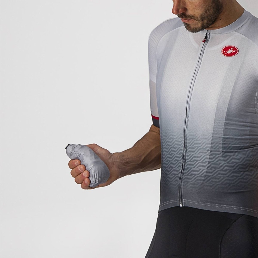 Proteccion Castelli ARIA SHELL Hombre Plateadas Gris | XUVSWPK-90