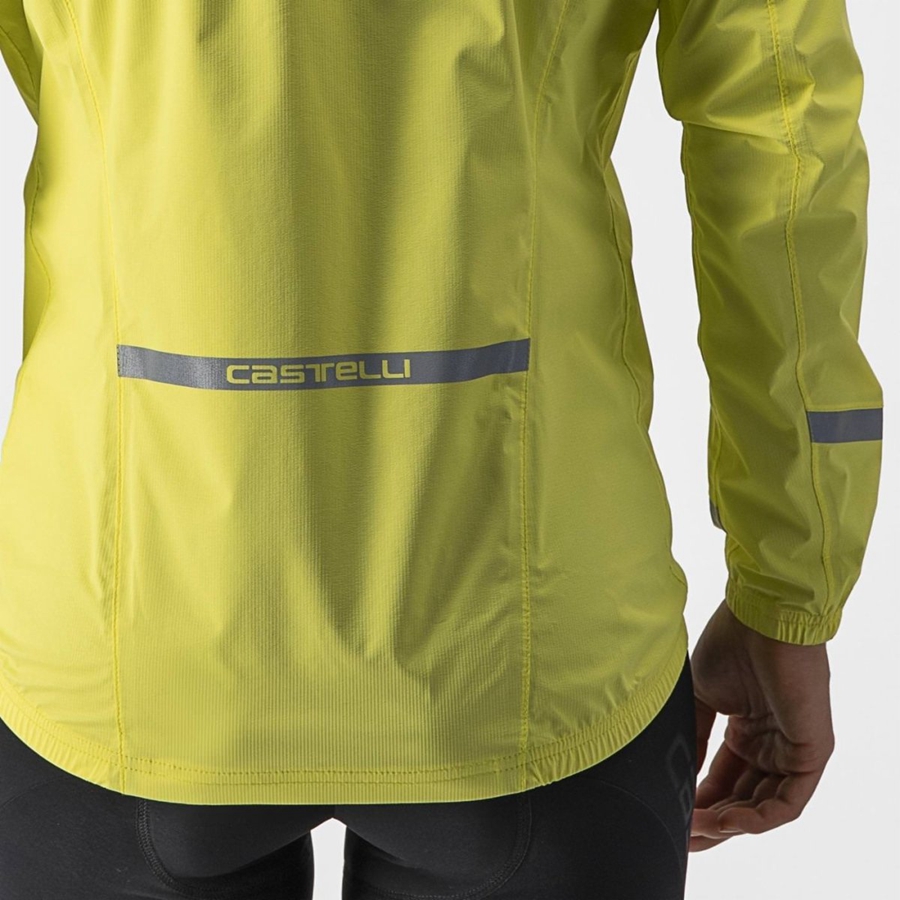 Proteccion Castelli EMERGENCY 2 W RAIN Mujer Amarillo | XRQWUHT-83