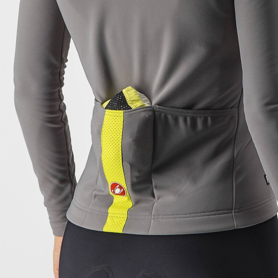 Proteccion Castelli EMERGENCY 2 W RAIN Mujer Amarillo | XRQWUHT-83