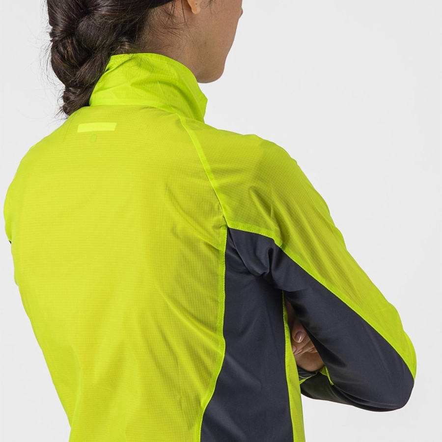 Proteccion Castelli SQUADRA STRETCH W Mujer Verde Claro Gris Oscuro | DEPRTVQ-08