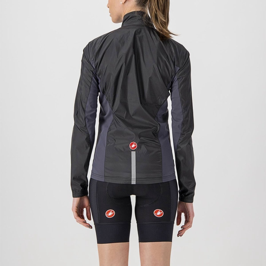 Proteccion Castelli SQUADRA STRETCH W Mujer Negras Gris Oscuro | WENOAKI-48