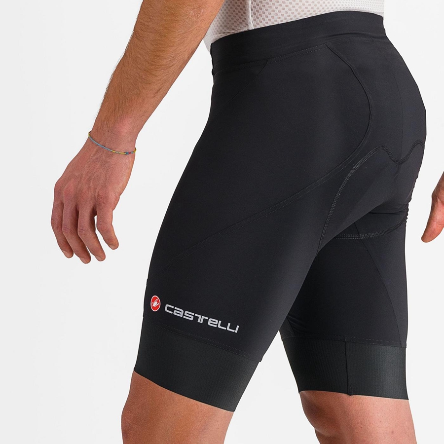 Short Castelli ENDURANCE 3 Hombre Negras | IFGHPDL-48