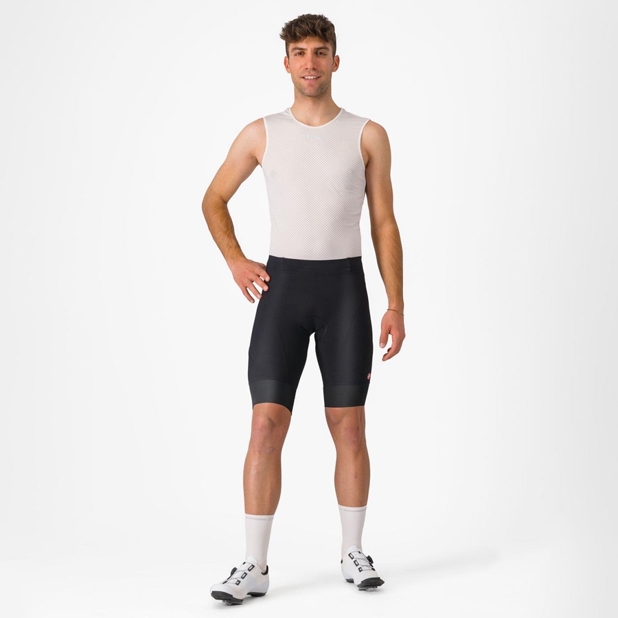 Short Castelli ENDURANCE 3 Hombre Negras | IFGHPDL-48