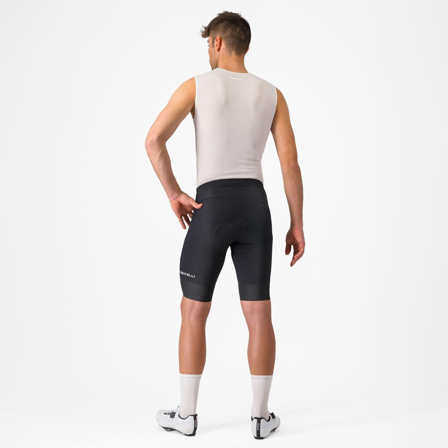 Short Castelli ENDURANCE 3 Hombre Negras | IFGHPDL-48