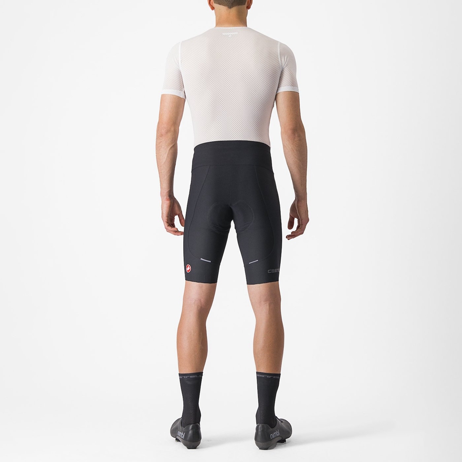 Short Castelli ESPRESSO Hombre Negras | ZJKARXB-41