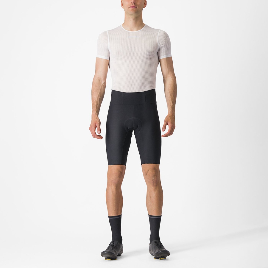 Short Castelli ESPRESSO Hombre Negras | ZJKARXB-41