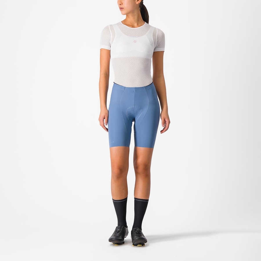 Short Castelli FREE AERO RC W Mujer Gris Azules | OCBQYGS-81