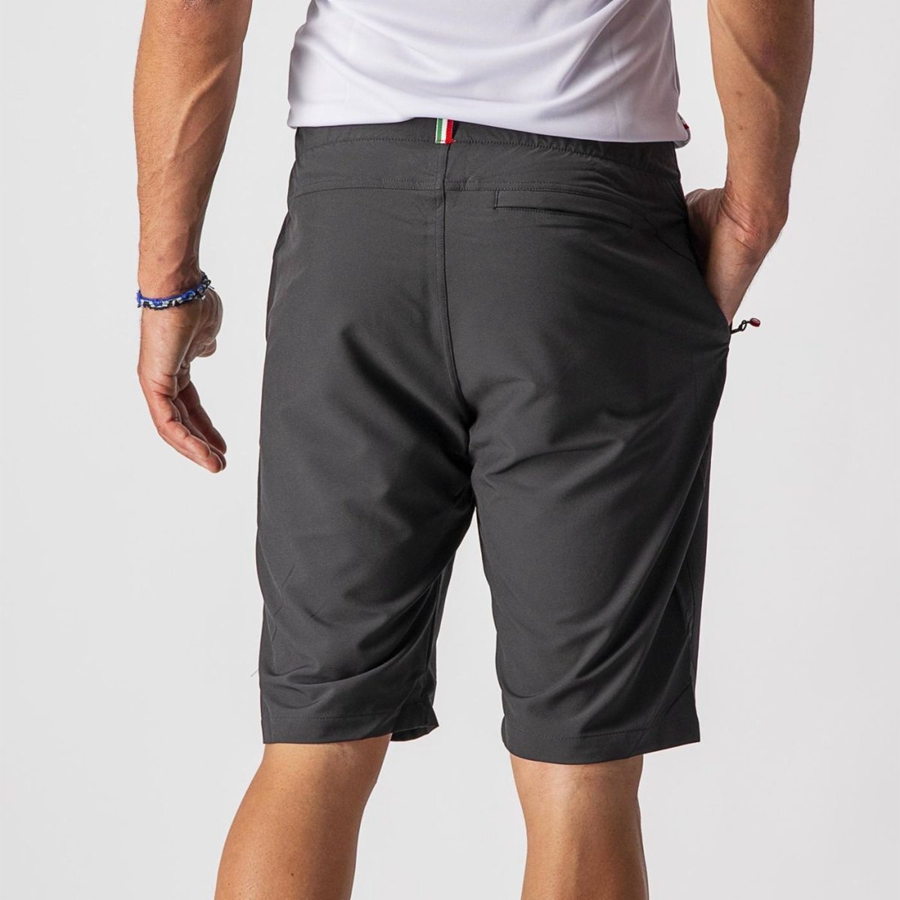 Short Castelli MILANO Hombre Negras | KNMCJTX-24